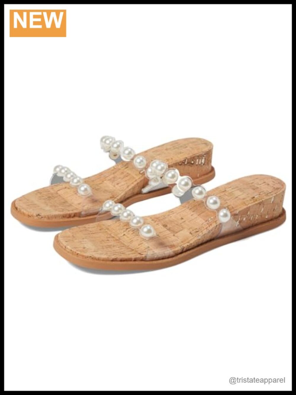 Anne Klein Blair Women's Sandal Wedge Heel Slip On Open Toe Single Strap